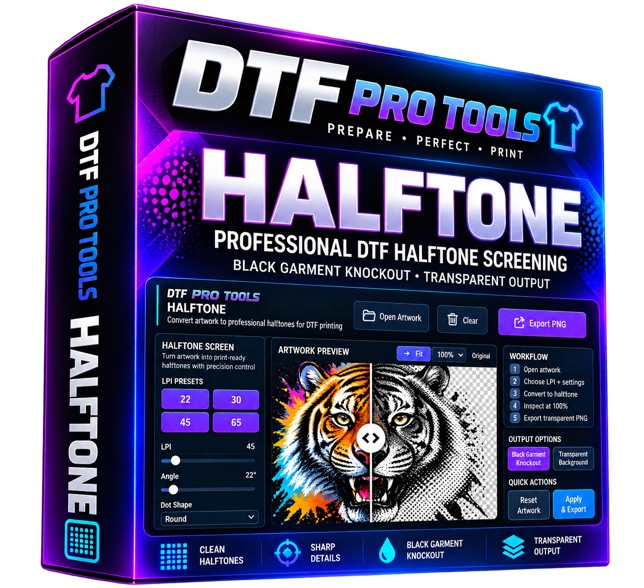 DTF Pro Tools Halftone